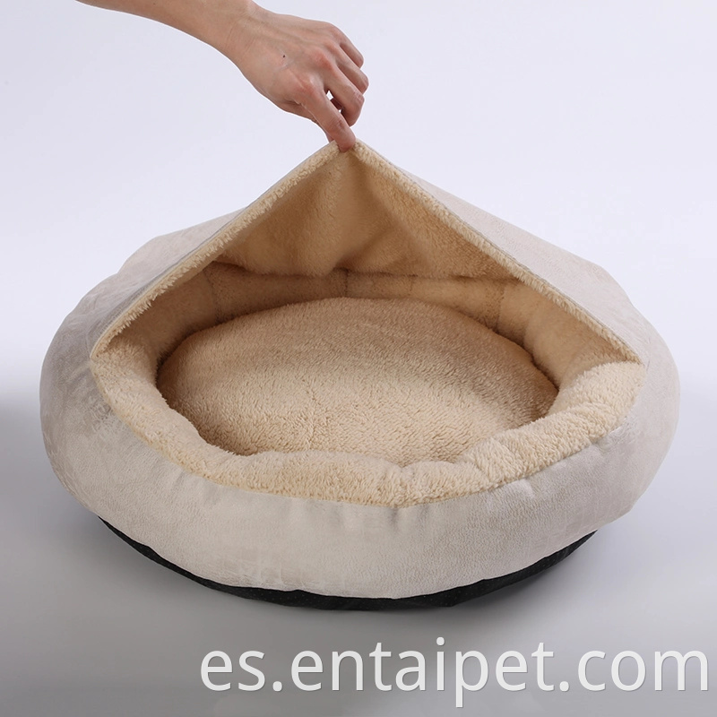 Suministros para mascotas Accesorios de invierno de lujo Fur Pet Dog Bed